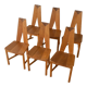 6 chaises de salle à manger FCH 1A, Seltz