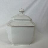 Sucrier en porcelaine à couvercle