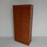 Vintage filing cabinet with roller shutters