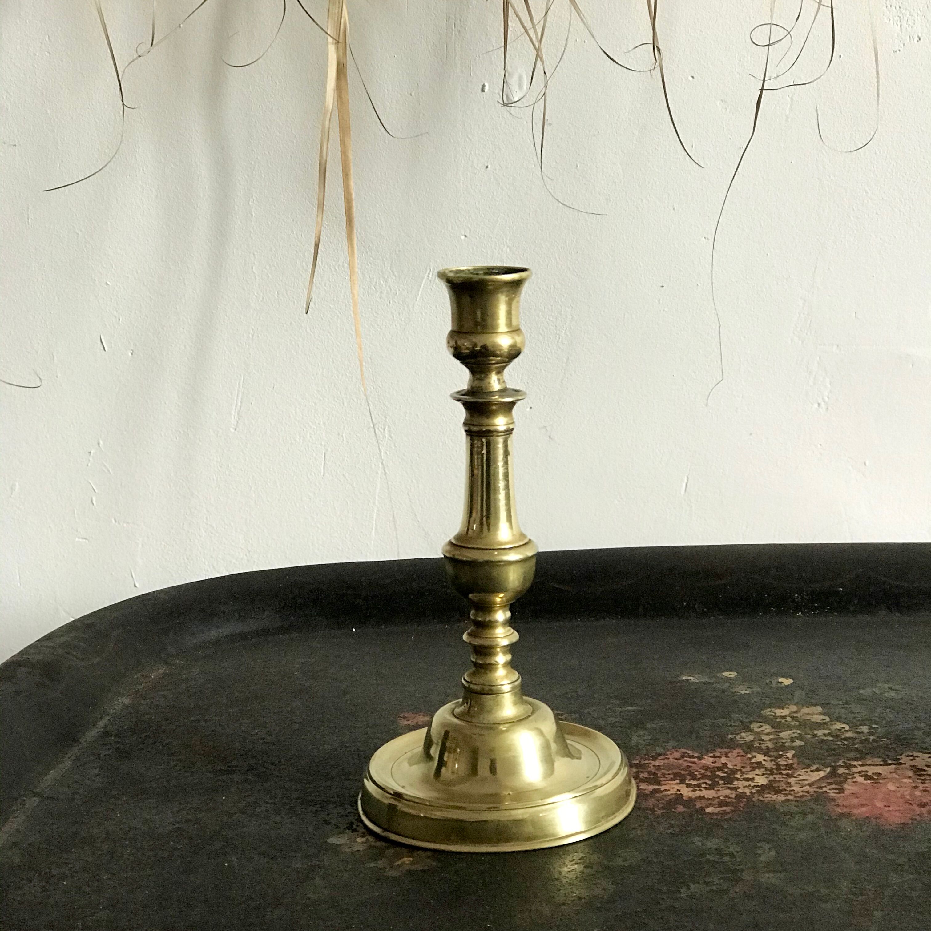 Brass candlestick