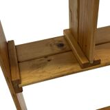 Vintage Wall shelf rack Pinewood wood 70s design