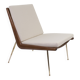 Fauteuil BOOMERANG  de P. HVIDT & NIELSEN, éd. original, restauré, 1950