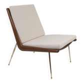 BOOMERANG ARMCHAIR by P. HVIDT & NIELSEN, ed. original, restored, 1950