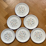 Dessert plates flowers mill of wolves MDL