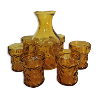 Vintage pitcher and glasses service