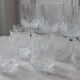 Set of 10 liquor glasses / crystal shots