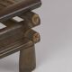 West African Bamileke bamboo handcrafted chair Circa 1950