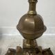 Important pair of brass log holders from the 20th century.