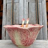 Pink cabbage slip salad bowl