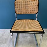 Set of 3 black Marcel Breuer B32 chairs