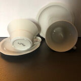 Porcelain cups and under cups