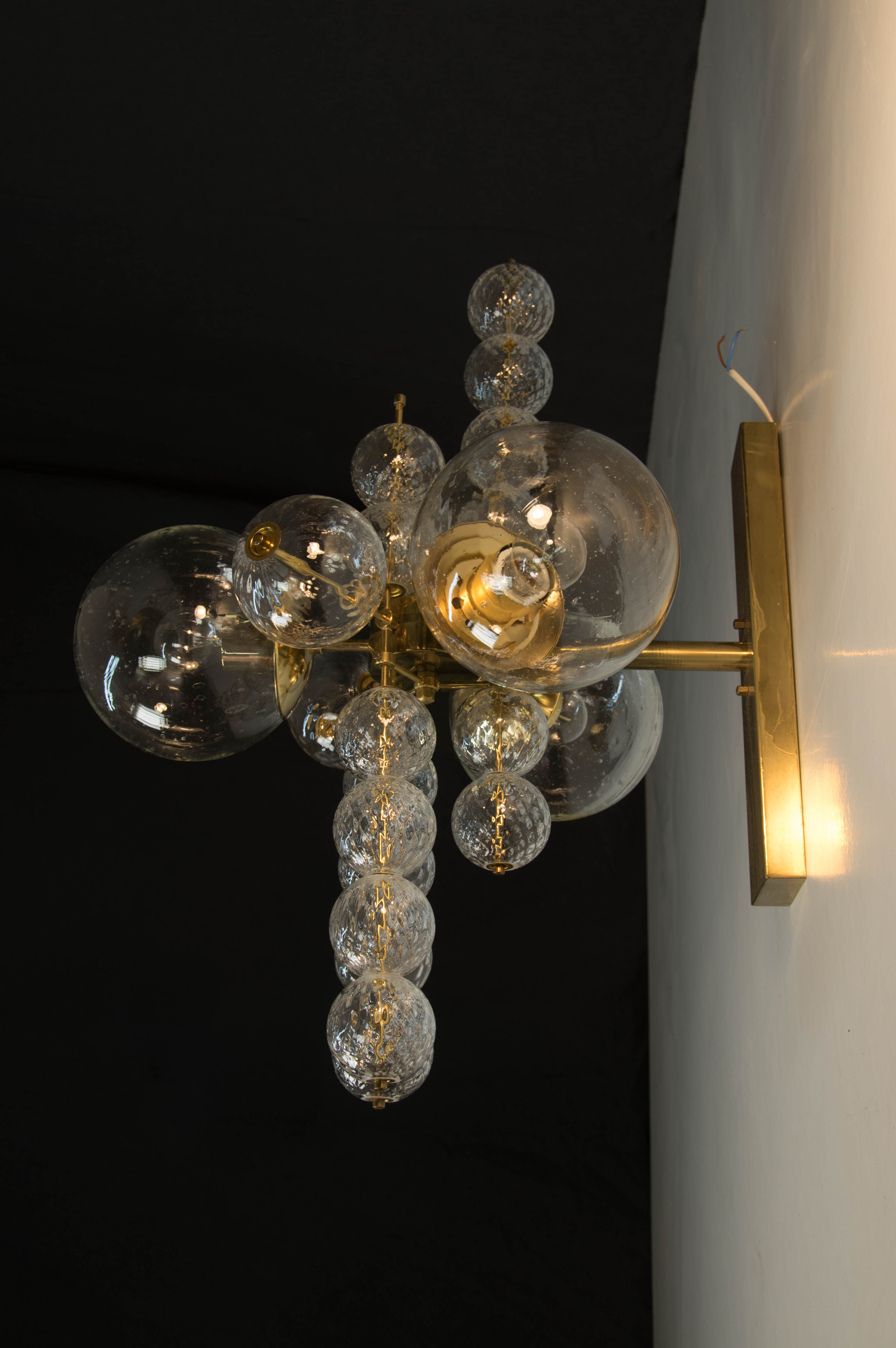 Chandelier by Kamenicky Senov, 1960s, Up to Six Items