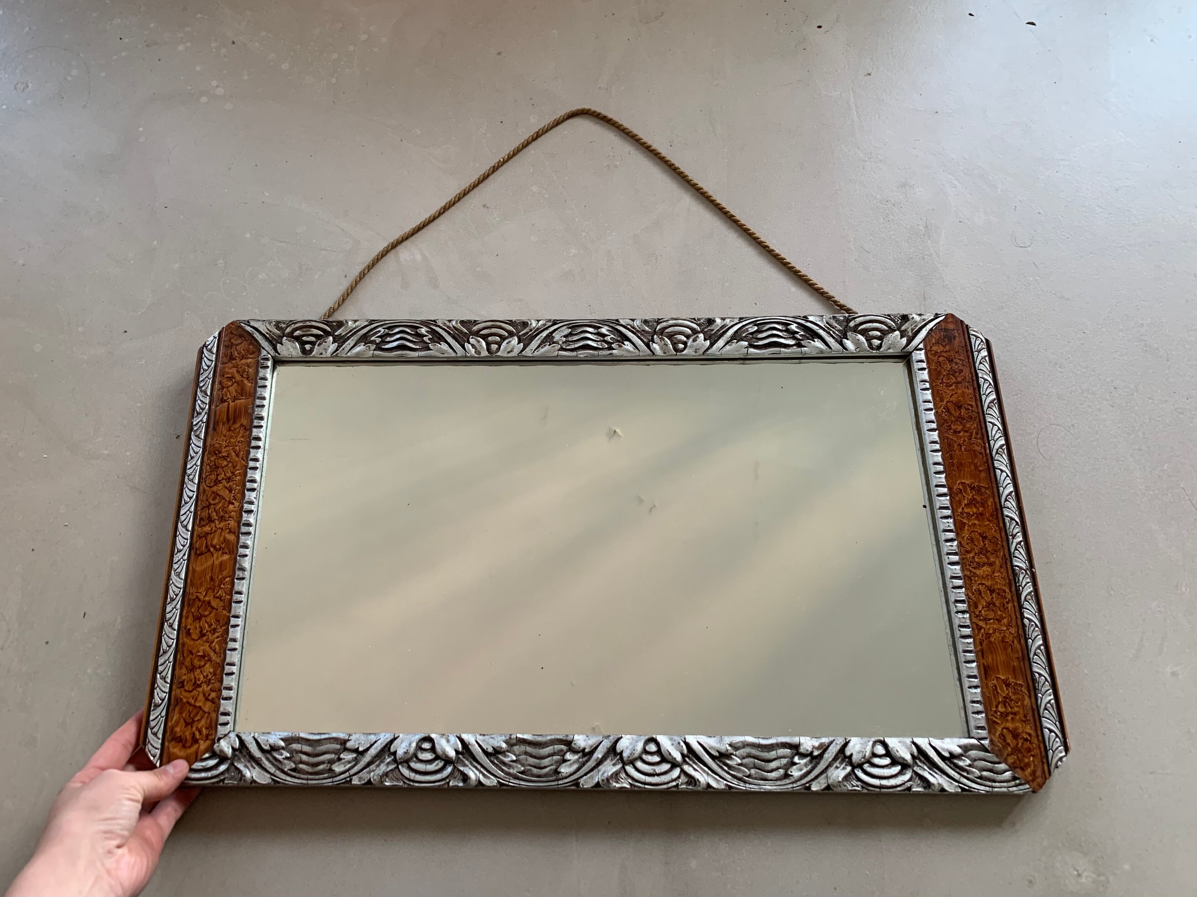 Art deco wall mirror