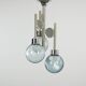 Space Age chandelier, Murano glass, 1970s, made in Italy