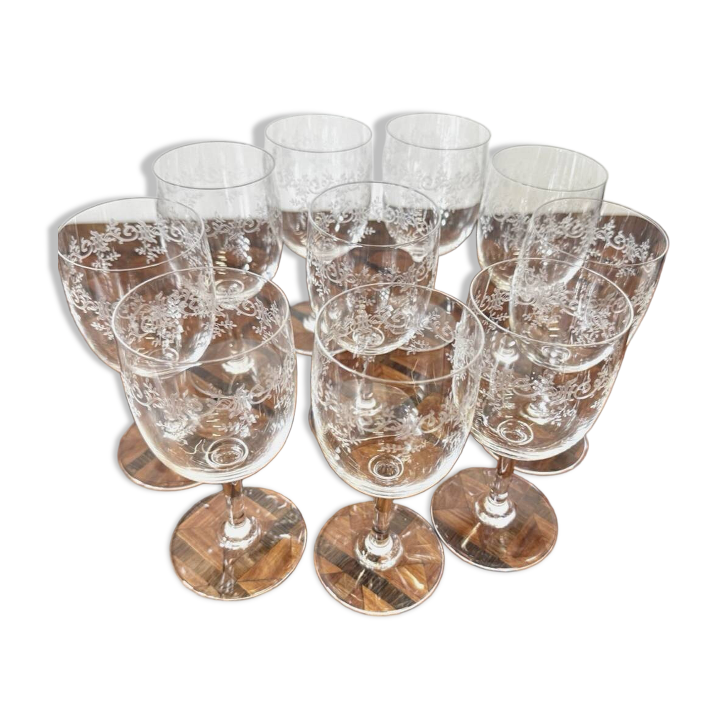10 verres à eau Baccarat – Modèle Sévigné