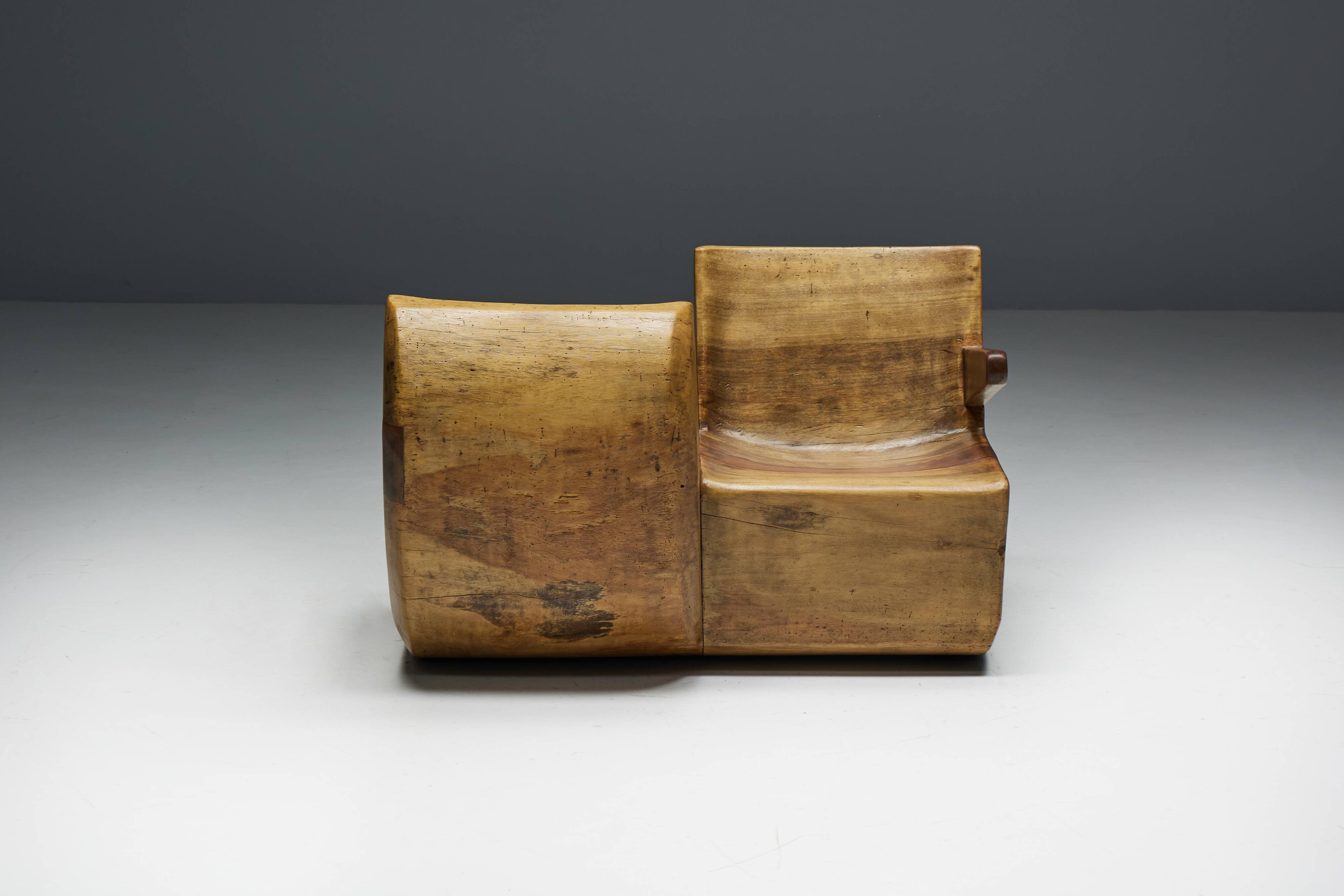 Two-Seater "Namoradeira" by Zanine Caldas, Brazil, 1975