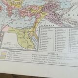 Old map of the Roman Empire from 1928