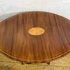 Antique Edwardian Mahogany Oval Drop Leaf Side Table (Circa 1900–1930)
