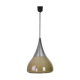Suspension marron glacé en verre opaline