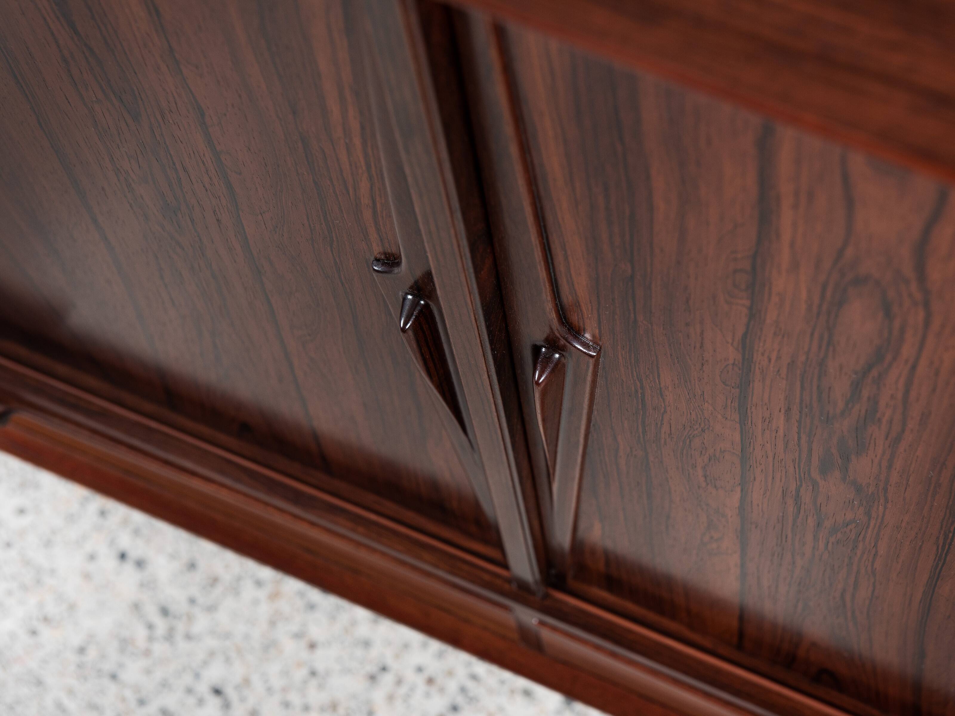 Midcentury Danish highboard Model 13 in rosewood by Omann Jun 1960s