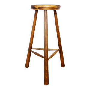 tabouret de bar en bois