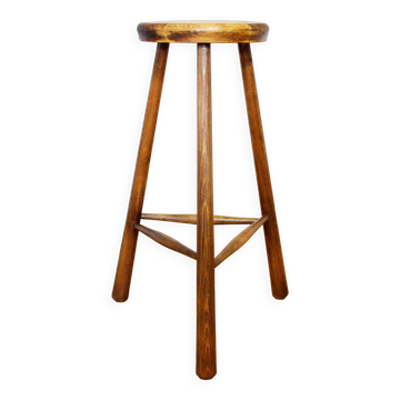 Tabouret de bar en bois massif