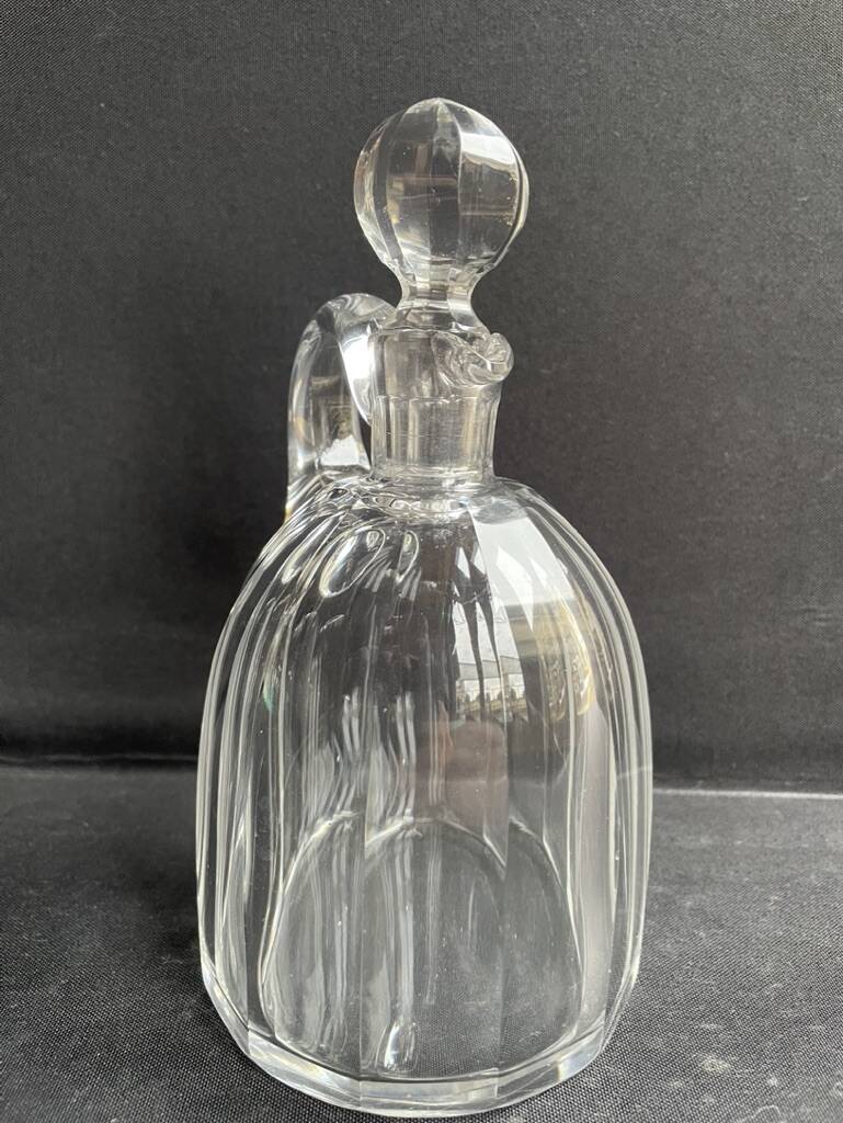 Blown and cut corked pitcher Baccarat