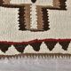 3x9 Brown Cream Turkish Kilim Runner Rug