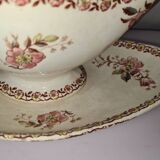 Gien porcelain gravy boat