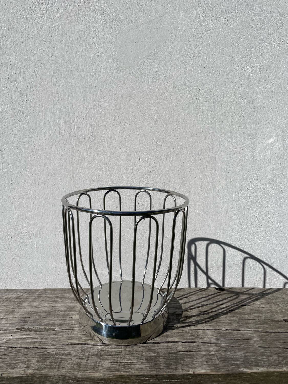Corbeille à fruit Alessi en inox