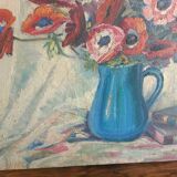 Still life, oil on canvas signed