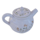Artisanal glazed terracotta teapot