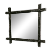 August Bergin & Co. Stockholm, miroir avec cadre en bois, Jugend suédoise