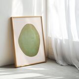 Large painting 50x70cm illustration pebble signed Eawy