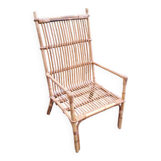 Rattan armchair