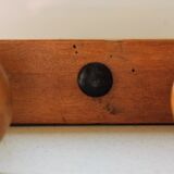 Wooden coat rack 5 hooks early twentieth