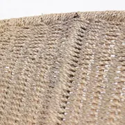 Tom Dixon Bolide rocking chaise in steel and woven seagrass – London, 1991