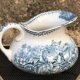 Bushy earthenware pitcher from Longwy model Jardinière