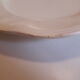 Lot de 5 assiettes plates anciennes en faïence de Sarreguemines