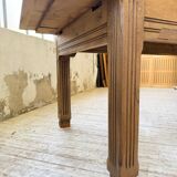 Country farmhouse table in solid beech and oak 2.5m XL