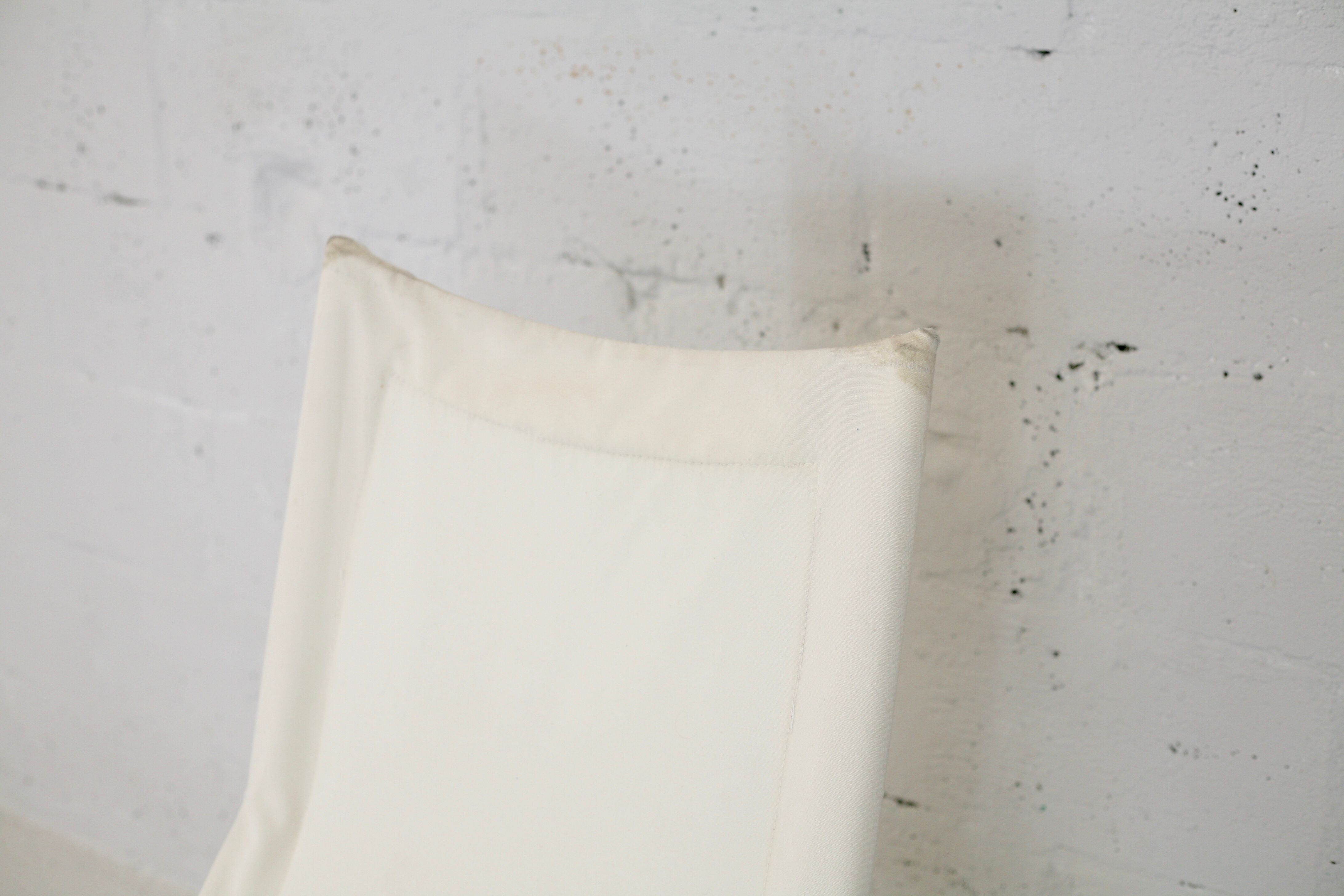 Roger Lecal rocking long chair, Jetstar model, brown lask and canvas, France, 1975