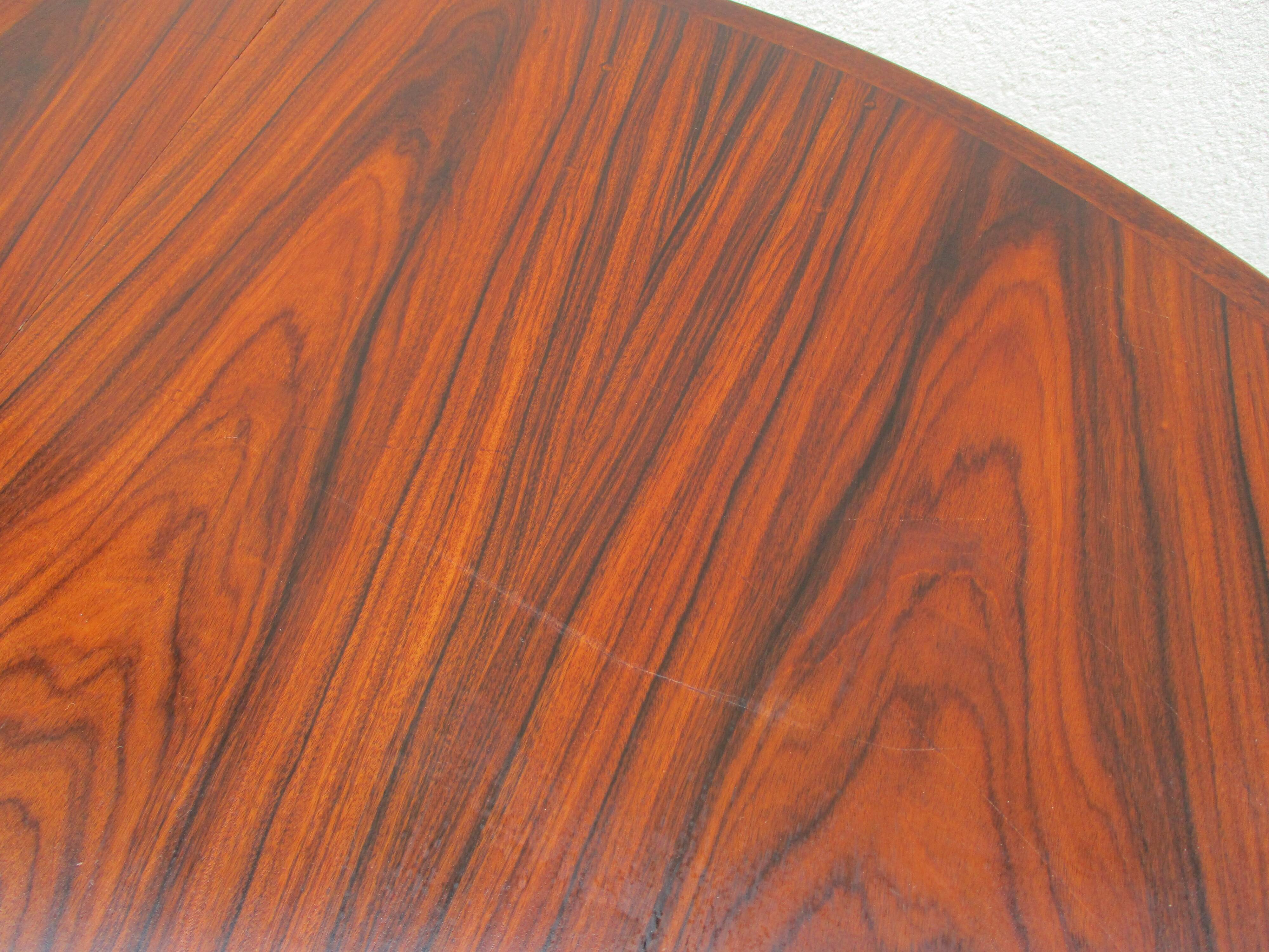 Scandinavian table Scandinavian rosewood vintage extendable