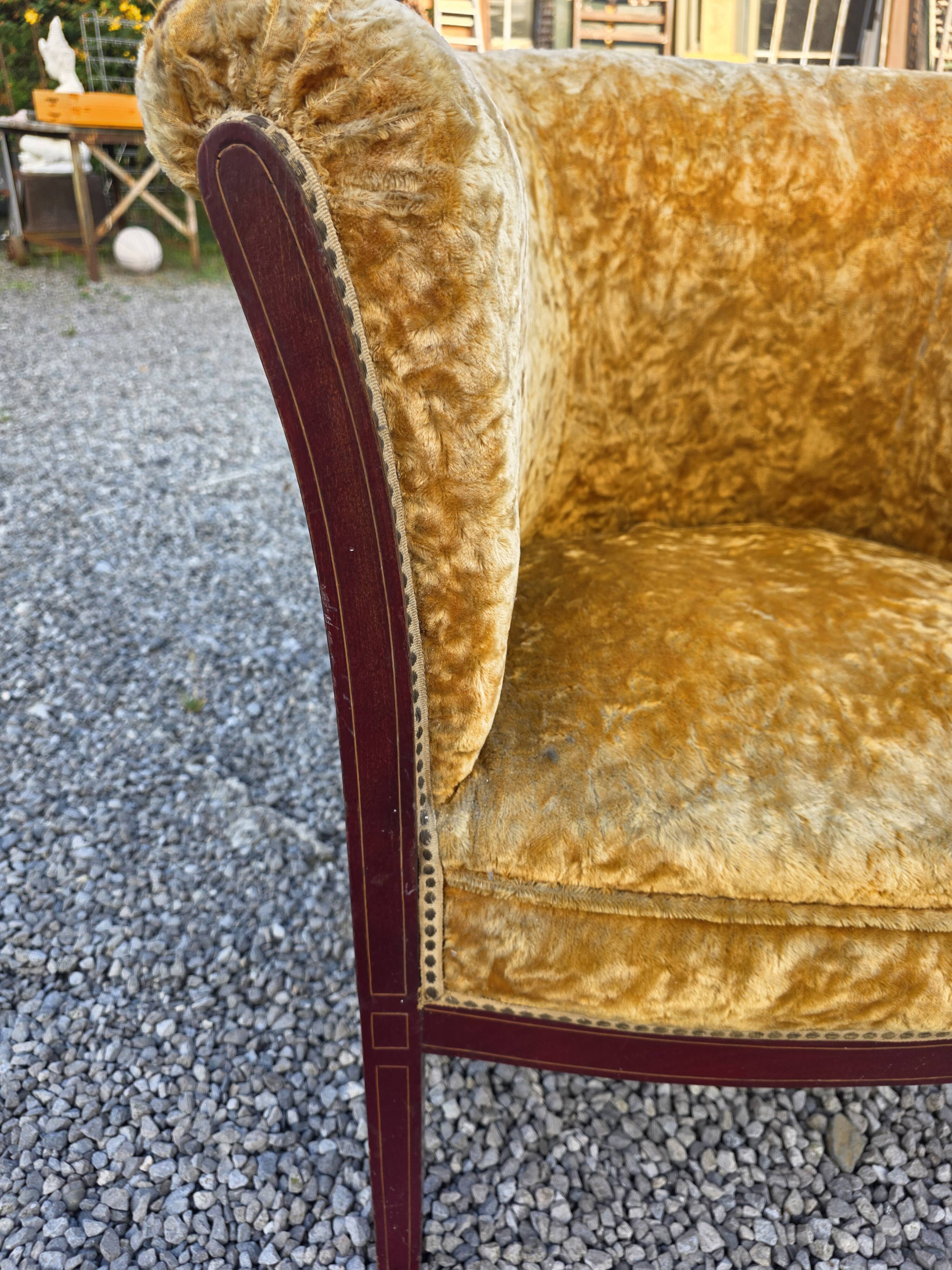 Fauteuil club art déco années 1930