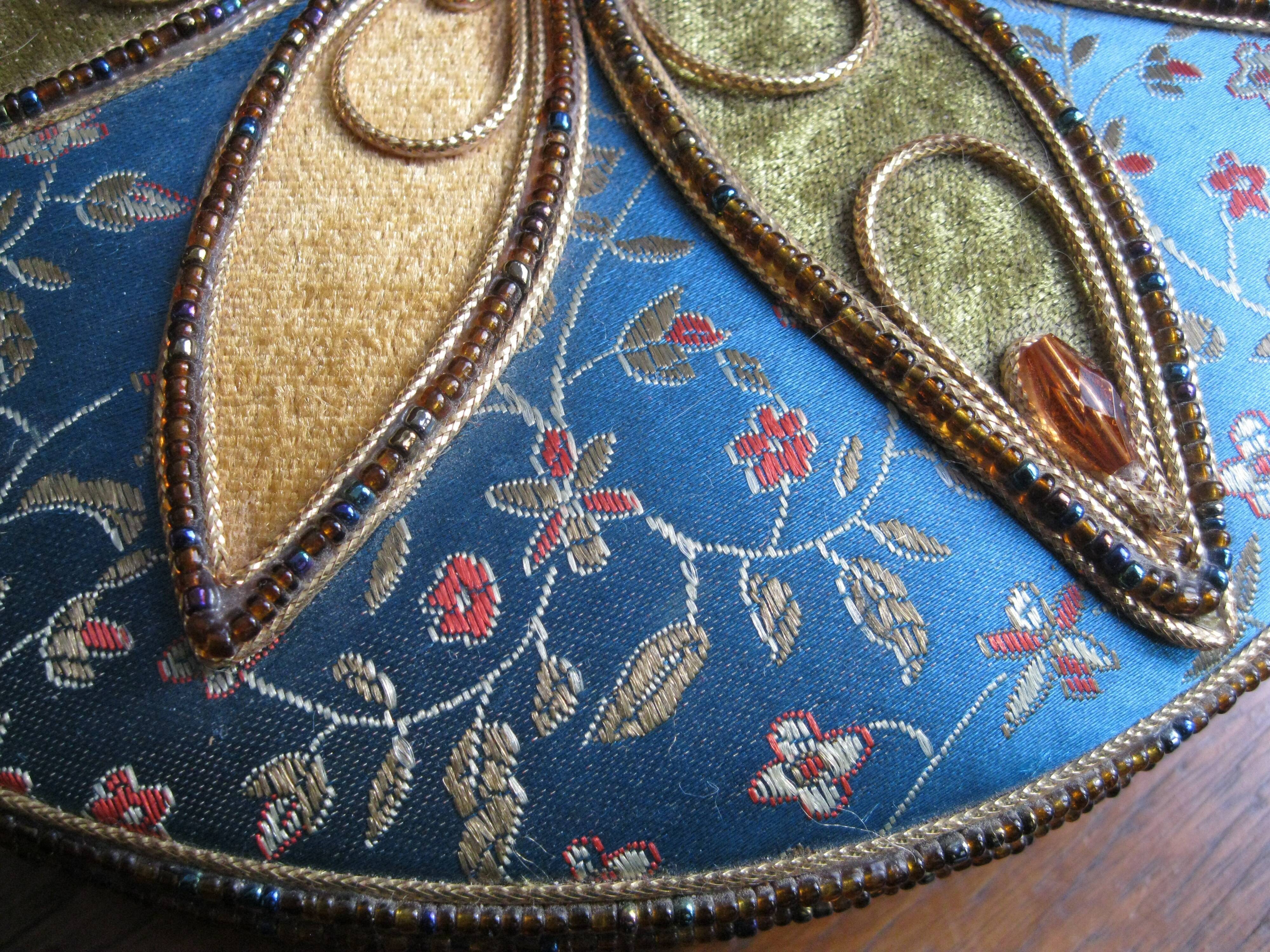 Box fabric fabric velvet beads