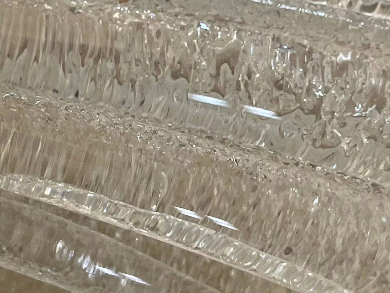 Vintage Murano glass wall lamp