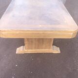 Dining table 1940 Art Deco walnut