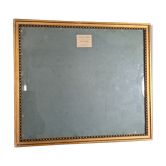 Old beaded frame st. Louis XVI gilded stucco wood