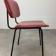 Airborne chair model Carolina Prefacto, 1950, metal and red skaï
