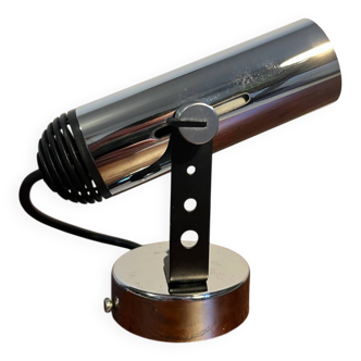 Space age chrome wall light spot from the 80s
