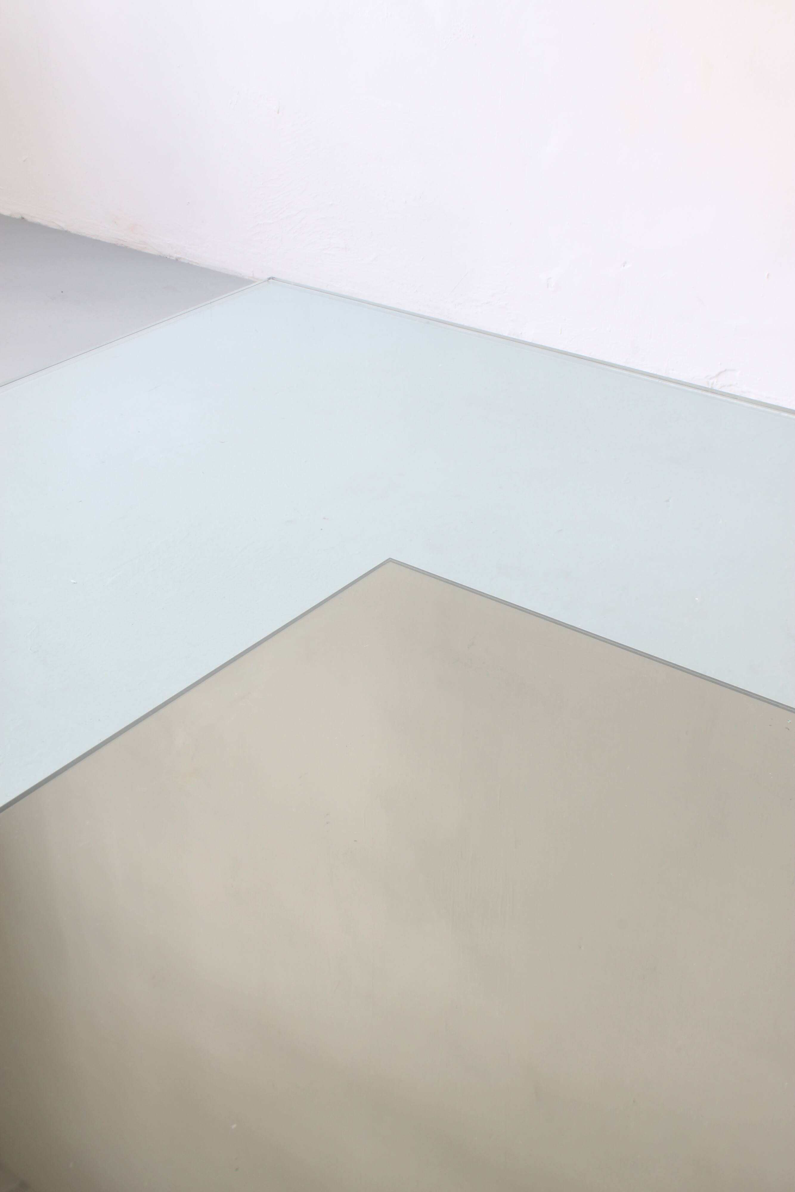 "Block" coffee table by Nanda Vigo for Acerbis